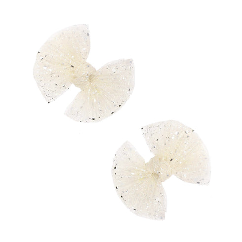 2pk-tulle-baby-fab-clips-princess-ivory Baby Bling Bows clips headbands - Sophia's Style2PK TULLE BABY FAB CLIPS-